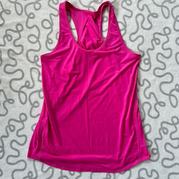 lululemon athletica Tops - Lululemon Sonic Pink Essential Tank Pleated